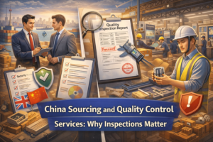 Quality control inspection at a Chinese factory for UK importers